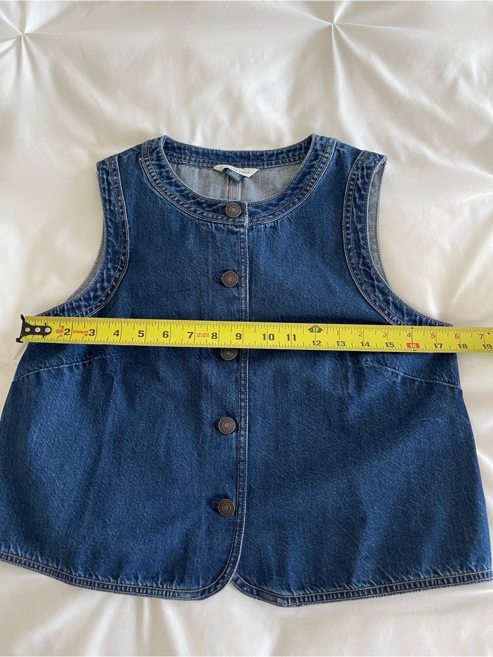 NWT American Eagle Denim Vest - Picture 10 of 11